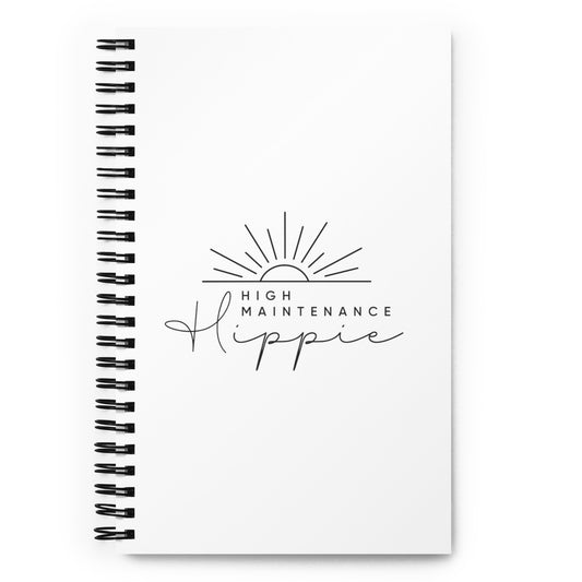 High-Maintenance Hippie Notebook in Black