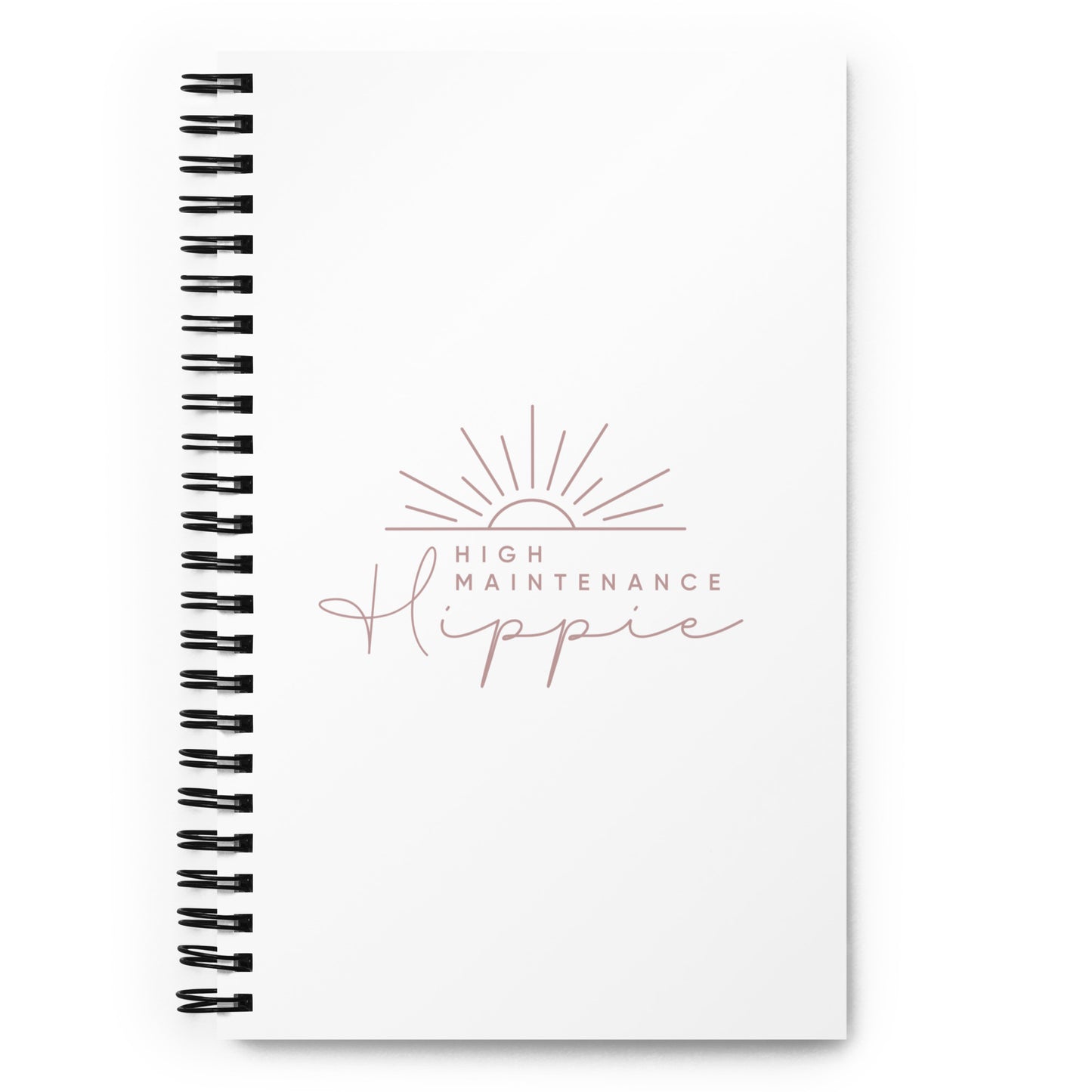 High-Maintenance Hippie Notebook in Pink