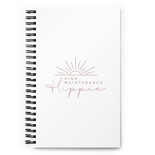 High-Maintenance Hippie Notebook in Pink