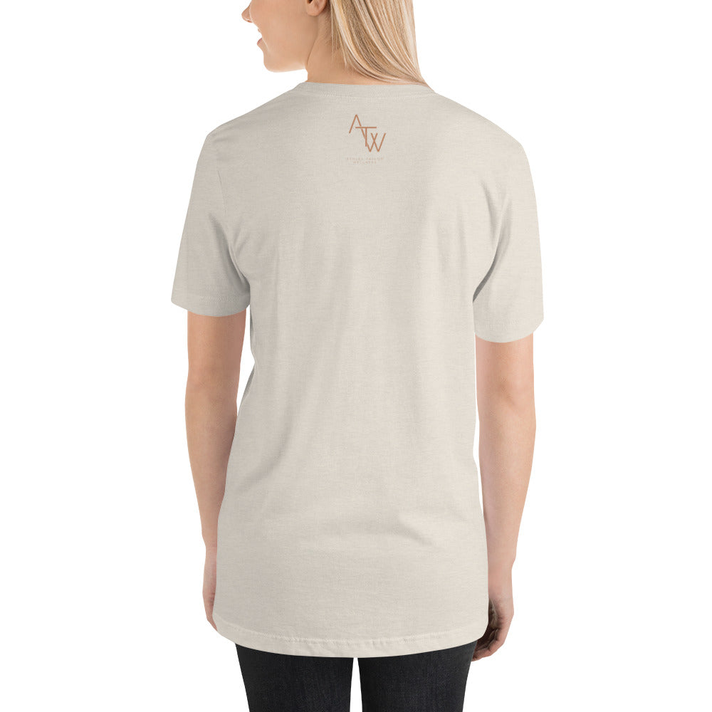 High-Maintenance Hippie Unisex Tee in Camel