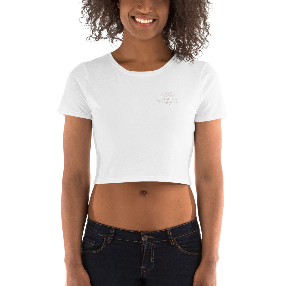 High-Maintenance Hippie Women’s Crop Tee in Pink