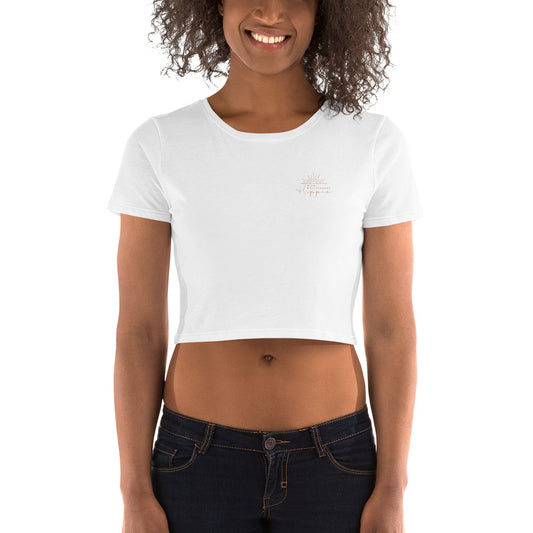 High-Maintenance Hippie Women’s Crop Tee in Camel